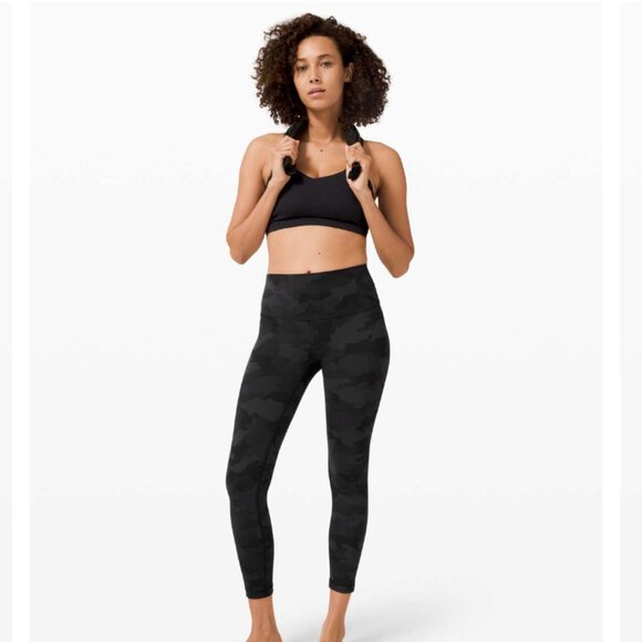 Lululemon‎ Wunder Under High-Rise Tight 25" Camo size 8 - Picture 1 of 7